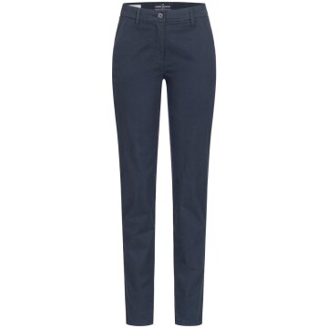 HECHTER Paris CASUAL Damen-Chino-Hose Modern-Fit Marine