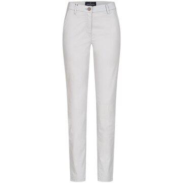 HECHTER Paris CASUAL Damen-Chino-Hose Modern-Fit Hellgrau