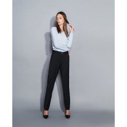DANIEL HECHTER Corporate Fashion TAILORED Damen Business-Anzughose Modern Fit Schurwollmix Marine Modell 41570