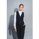 DANIEL HECHTER Corporate Fashion TAILORED Damen-Business-Weste V-Ausschnitt Modern Fit Schurwollmix Marine Modell 30940