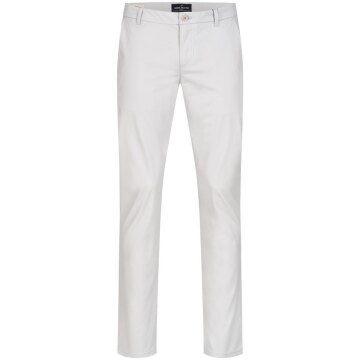HECHTER Paris CASUAL Herren Chino Modern-Fit Hellgrau