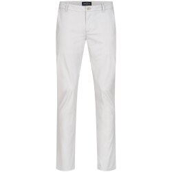 HECHTER Paris CASUAL Herren Chino Modern-Fit Hellgrau