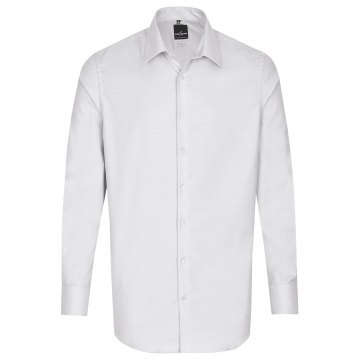 DANIEL HECHTER Corporate Fashion Herren Businesshemd Extra Langer Arm 72cm Kentkragen Regular Fit Baumwollmischung Weiß