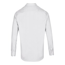 HECHTER Paris ESSENTIALS Herren Hemd Kent Shape-Fit Weiß