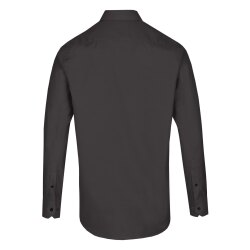 HECHTER Paris ESSENTIALS Herren Hemd Haifisch Shape-Fit Schwarz