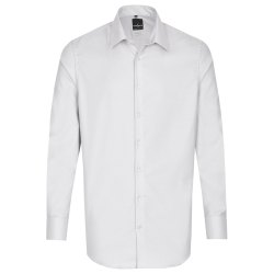 DANIEL HECHTER Corporate Fashion Herren Businesshemd Langarm Kentkragen Modern Fit Baumwollmischung Weiß