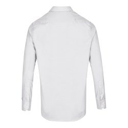DANIEL HECHTER Corporate Fashion Herren Businesshemd Langarm Kentkragen Modern Fit Baumwollmischung Weiß