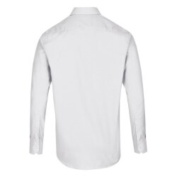 HECHTER Paris ESSENTIALS Herren Hemd Haifisch Modern-Fit Weiß