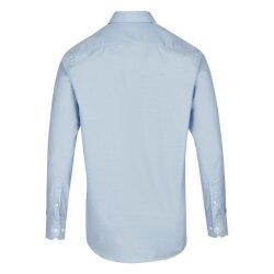 HECHTER Paris ESSENTIALS Herrenhemd Haifisch Modern-Fit Hellblau