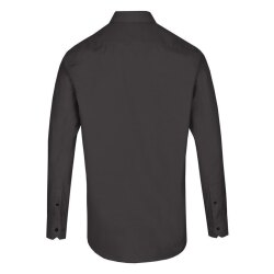 HECHTER Paris ESSENTIALS Herren Hemd Haifisch Modern-Fit Schwarz