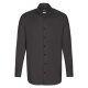 HECHTER Paris ESSENTIALS Herren Hemd Haifisch Modern-Fit Schwarz