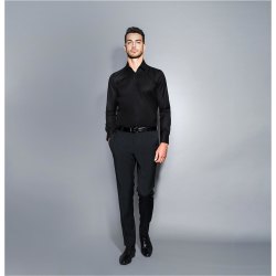 DANIEL HECHTER Corporate Fashion Herren Anzughose Tailored Modern Fit Schwarz Modell 25295