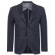 HECHTER Paris CASUAL Herren-Jerseysakko Modern-Fit Blau