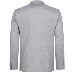 HECHTER Paris CASUAL Herren-Jerseysakko Modern-Fit Grau