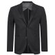 HECHTER Paris CASUAL Herren-Jerseysakko Modern-Fit Schwarz