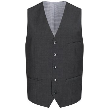 HECHTER PARIS Corporate Weste Herren Tailored Modern Fit Anthrazit