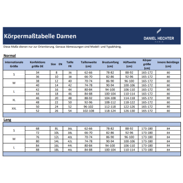 HECHTER PARIS Corporate Hose Damen Tailored Knöchellang Anthrazit 48
