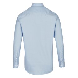 HECHTER Paris ESSENTIALS Herren Hemd Haifisch Shape-Fit Hellblau 41/42