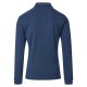 CASAMODA Herren Poloshirt Langarm Polokragen Casual Piqué Blau