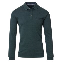 CASAMODA Herren Poloshirt Langarm Polokragen Casual...