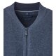 CASAMODA Herren Strickjacke Reißverschluss Regular-Fit Blau