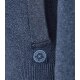 CASAMODA Herren Strickjacke Reißverschluss Regular-Fit Blau