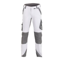 PLANAM Herren Bundhose NORIT 4-Wege-Stretch Weiß/Zink