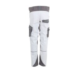 PLANAM Damen Bundhose NORIT 4-Wege-Stretch Weiß/Zink
