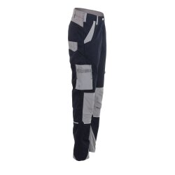 PLANAM Damen Bundhose NORIT 4-Wege-Stretch Schwarzblau/Zink