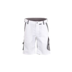PLANAM Herren Shorts NORIT 4-Wege-Stretch Weiß/Zink