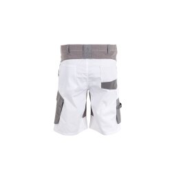 PLANAM Herren Shorts NORIT 4-Wege-Stretch Weiß/Zink