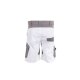 PLANAM Herren Shorts NORIT 4-Wege-Stretch Weiß/Zink