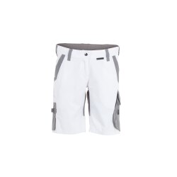 PLANAM Damen Shorts NORIT 4-Wege-Stretch Weiß/Zink