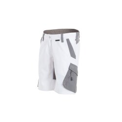 PLANAM Damen Shorts NORIT 4-Wege-Stretch Weiß/Zink