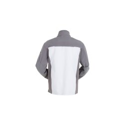 PLANAM Herren Hybridjacke NORIT 4-Wege-Stretch Weiß/Zink
