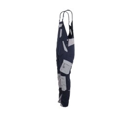 PLANAM Herren Latzhose NORIT 4-Wege-Stretch Schwarzblau/Zink