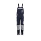 PLANAM Herren Latzhose NORIT 4-Wege-Stretch Schwarzblau/Zink