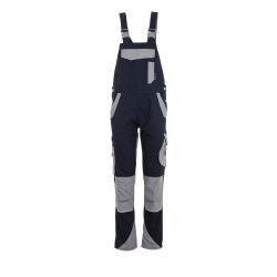 PLANAM Damen Latzhose NORIT 4-Wege-Stretch Schwarzblau/Zink