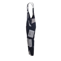 PLANAM Damen Latzhose NORIT 4-Wege-Stretch Schwarzblau/Zink