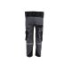 PLANAM Bundhose KIDS Reflexbiesen 4-Wege-Stretch Schiefer/Schwarz