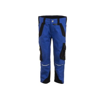 PLANAM Bundhose KIDS Reflexbiesen 4-Wege-Stretch Kornblau/Schwarz