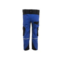 PLANAM Bundhose KIDS Reflexbiesen 4-Wege-Stretch Kornblau/Schwarz