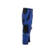 PLANAM Bundhose KIDS Reflexbiesen 4-Wege-Stretch Kornblau/Schwarz