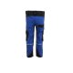 PLANAM Bundhose KIDS Reflexbiesen 4-Wege-Stretch Kornblau/Schwarz