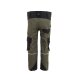 PLANAM Bundhose KIDS Reflexbiesen 4-Wege-Stretch Oliv/Schwarz