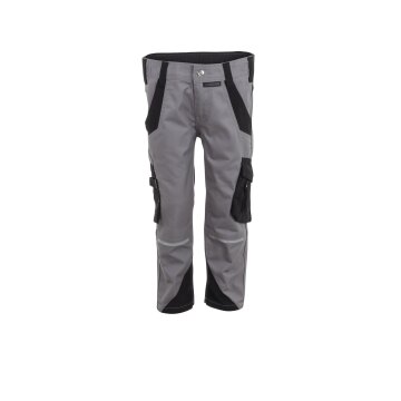 PLANAM Bundhose KIDS Reflexbiesen 4-Wege-Stretch Zink/Schwarz