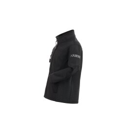PLANAM Pure Softshelljacke KIDS Reflexbiesen Schwarz