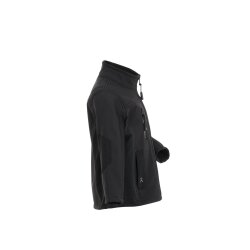 PLANAM Pure Softshelljacke KIDS Reflexbiesen Schwarz