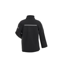 PLANAM Pure Softshelljacke KIDS Reflexbiesen Schwarz
