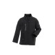 PLANAM Pure Softshelljacke KIDS Reflexbiesen Schwarz